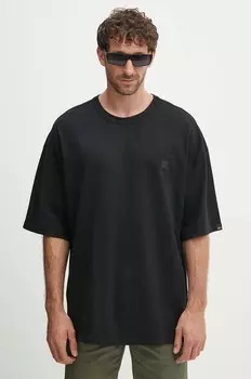 Хлопковая футболка Alpha Industries Essentials RL, черный