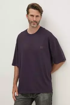 Хлопковая футболка Alpha Industries Essentials RL, фиолетовый