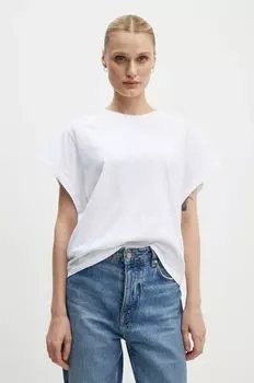 Хлопковая футболка American Vintage, белый