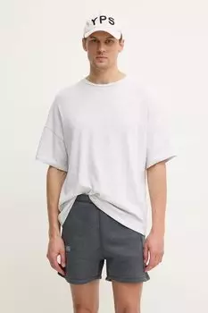 Хлопковая футболка American Vintage, серый