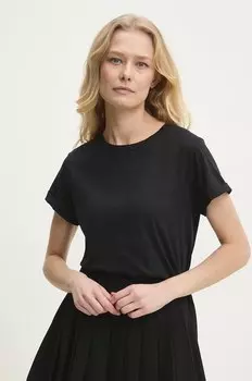 Хлопковая футболка Answear.Lab, черный