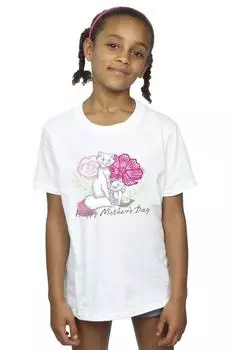 Хлопковая футболка Aristocats ко Дню матери Disney, белый