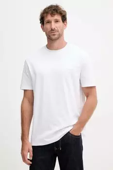 Хлопковая футболка Armani Exchange, белый