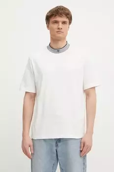 Хлопковая футболка Armani Exchange, белый