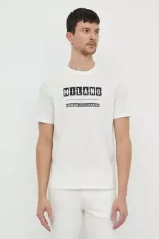 Хлопковая футболка Armani Exchange, белый