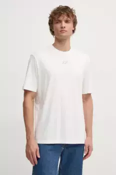 Хлопковая футболка Armani Exchange, белый