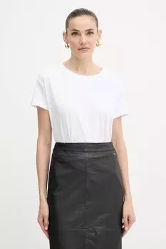 Хлопковая футболка Armani Exchange, белый
