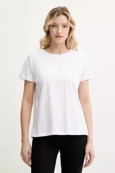 Хлопковая футболка Armani Exchange, белый