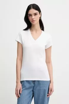 Хлопковая футболка Armani Exchange, белый