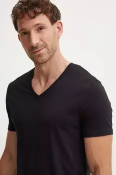 Хлопковая футболка Armani Exchange, черный