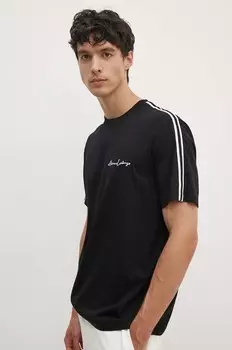 Хлопковая футболка Armani Exchange, черный