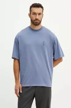 Хлопковая футболка Armani Exchange, синий