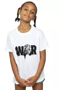 Хлопковая футболка Avengers Infinity War Fist Marvel, белый