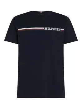 Хлопковая футболка B&T Monotype Tommy Hilfiger