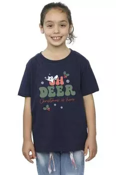Хлопковая футболка Bambi Oh Deer Disney, темно-синий