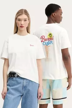 Хлопковая футболка Barrow, белый