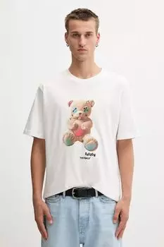 Хлопковая футболка Barrow, белый