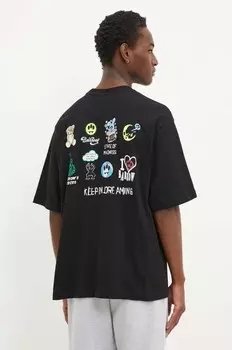 Хлопковая футболка Barrow, черный