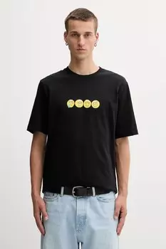 Хлопковая футболка Barrow, черный