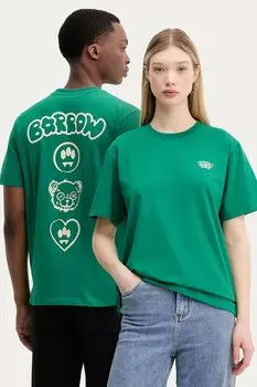 Хлопковая футболка Barrow, зеленый