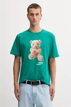 Хлопковая футболка Barrow, зеленый