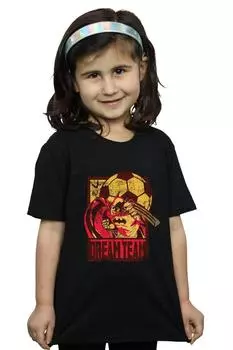 Хлопковая футболка Batman Football Dream Team DC Comics, черный