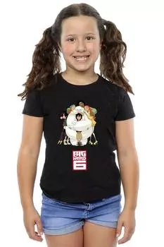 Хлопковая футболка Baymax Hug Big Hero 6, черный