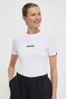 Хлопковая футболка Beckana Tee Ellesse, белый