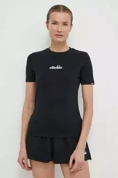 Хлопковая футболка Beckana Tee Ellesse, черный