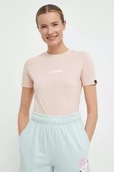 Хлопковая футболка Beckana Tee Ellesse, розовый