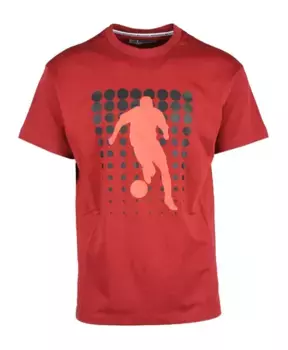 Хлопковая футболка Bikkembergs, красный