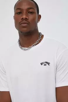 Хлопковая футболка Billabong, белый