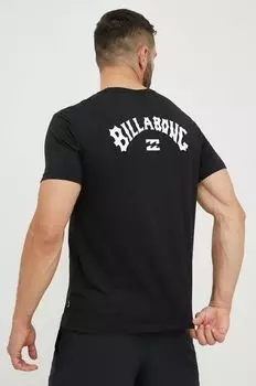 Хлопковая футболка Billabong, черный