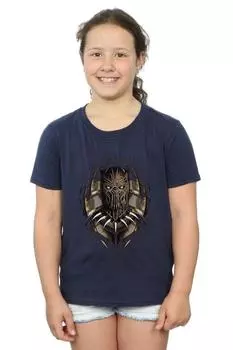 Хлопковая футболка Black Panther Gold Killmonger Marvel, темно-синий