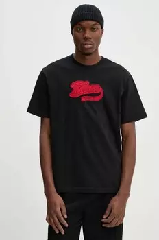 Хлопковая футболка Bluemarble, черный