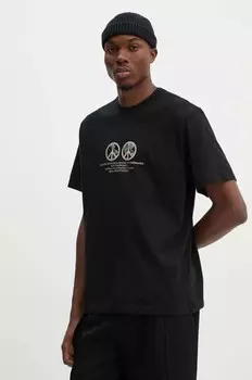 Хлопковая футболка Bluemarble, черный