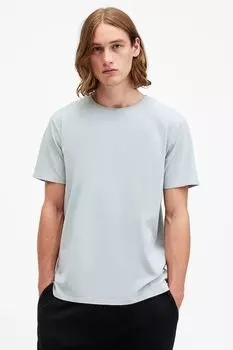 Хлопковая футболка BODEGA SS CREW Allsaints, серый