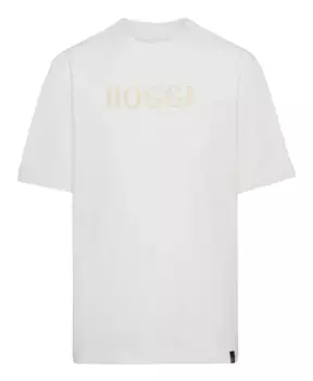 Хлопковая футболка Boggi Milano, белый