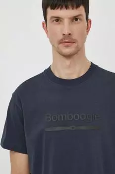 Хлопковая футболка Bomboogie, синий