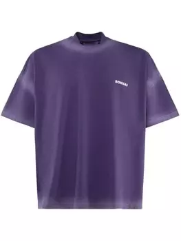 Хлопковая футболка Bonsai, фиолетовый