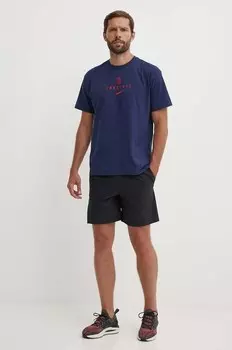 Хлопковая футболка Boston Red Sox Nike, темно-синий