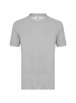 Хлопковая футболка Brunello Cucinelli