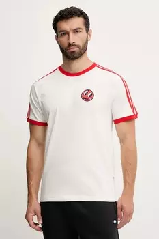Хлопковая футболка Cali Tee Adidas Originals, белый
