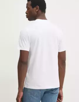 Хлопковая футболка Calvin Klein, белый