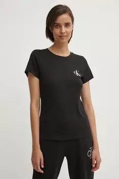 Хлопковая футболка Calvin Klein Jeans, 2 шт, черный