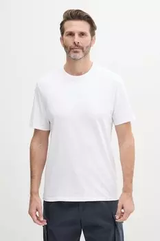 Хлопковая футболка Calvin Klein Jeans, белый