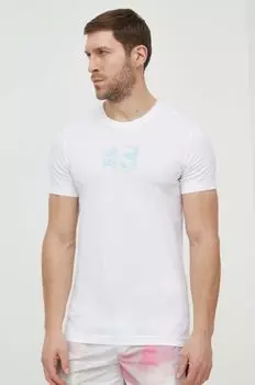 Хлопковая футболка Calvin Klein Jeans, белый