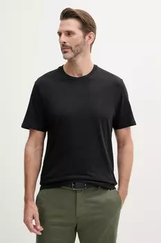 Хлопковая футболка Calvin Klein Jeans, черный