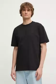 Хлопковая футболка Calvin Klein Jeans, черный