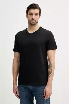 Хлопковая футболка Calvin Klein Jeans, черный